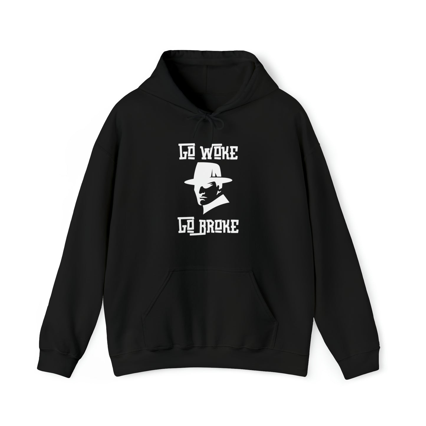 Go Woke Go Broke hoodie