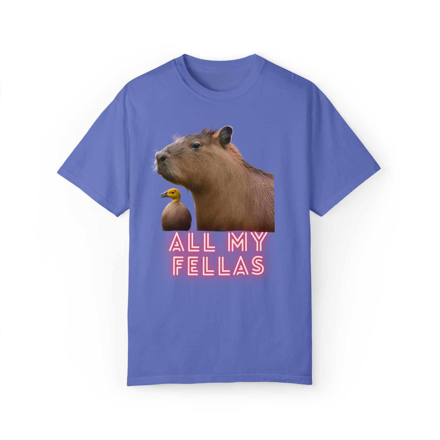 Capybara ALL MY FELLAS shirt