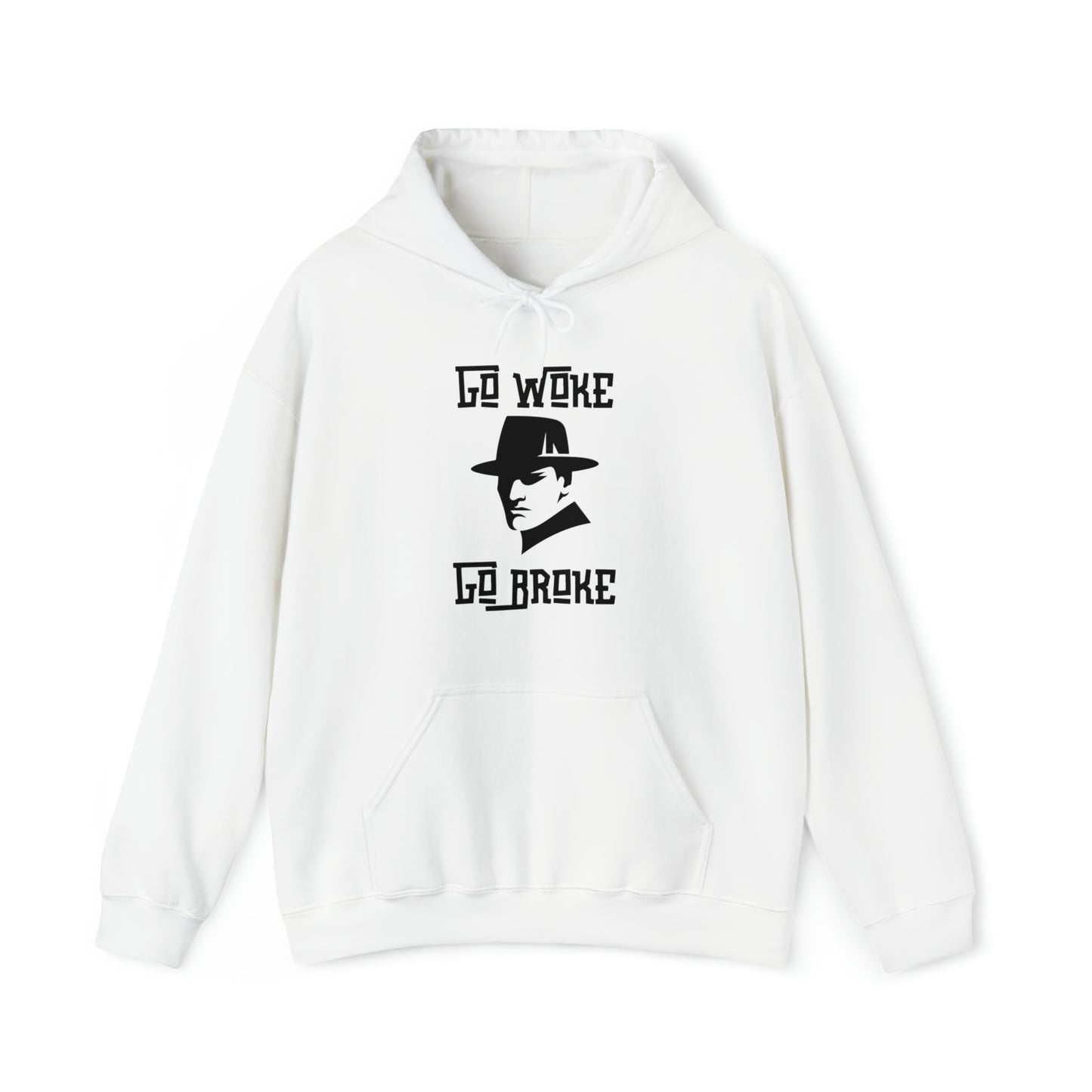 Go Woke Go Broke hoodie